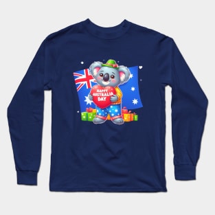 Happy Australia Day Long Sleeve T-Shirt